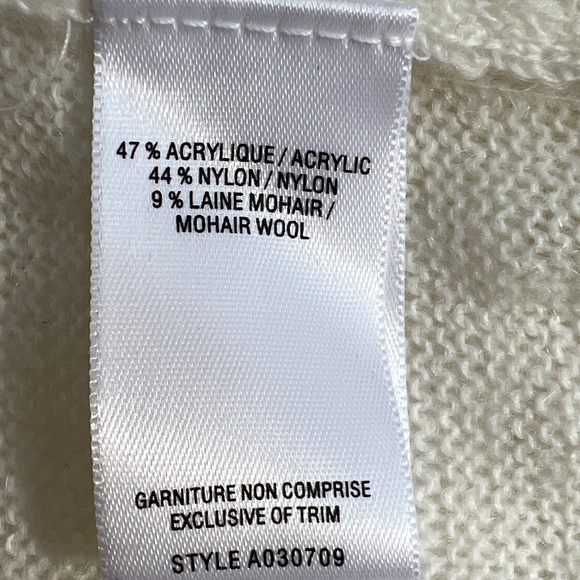 Jacob Sweater Pullover Cream Lightweight Long Sleeve Top Size L - Picture 4 of 4